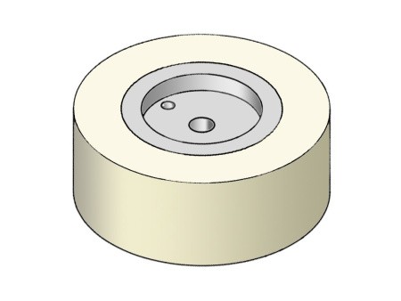 Ролик силиконовый для SEAMTEK 900 AT, 50A, ∅ 63.5 мм, 19 мм