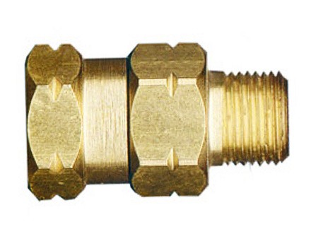 Соединитель вращающийся 1/4"ш 300бар латунь